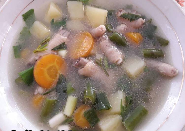 Resep Sop Ceker Ayam Praktis non MSG - Ratih_Hiroichii