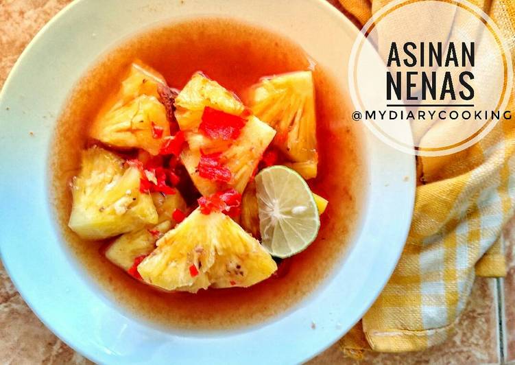 resep masakan Asinan buah nenas