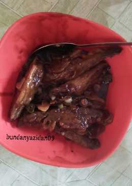 Tumis tongkol goreng tepung Pedas