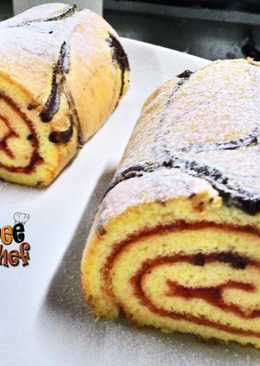 Bolu Gulung Strawberry