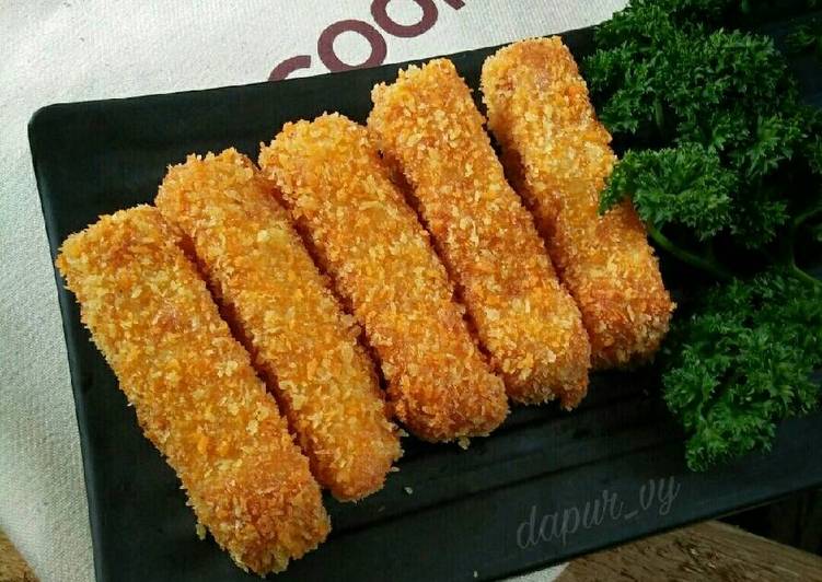 gambar untuk resep makanan NUGGET MIE / STIK Mie Ayam Keju (#pr_recookIndryHapsari)