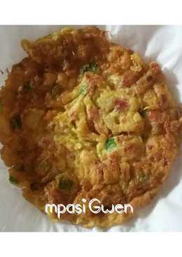 Menu anak 1y+ telur dadar kornet sapi