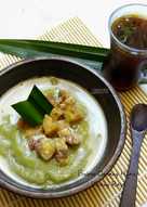 Bubur Jenang Hijau Pisang Raja