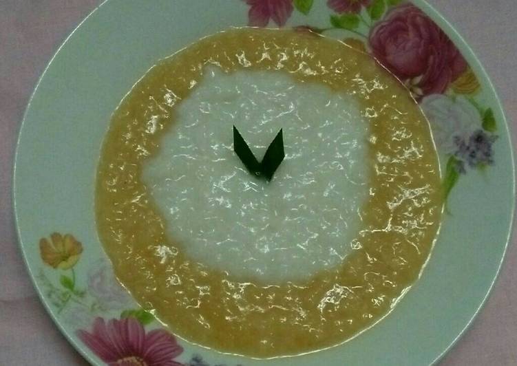 gambar untuk resep makanan Bubur beras merah putih