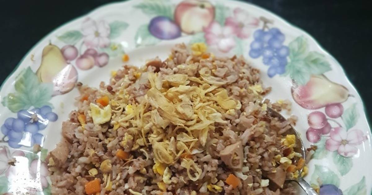 42 resep nasi goreng beras merah enak dan sederhana - Cookpad