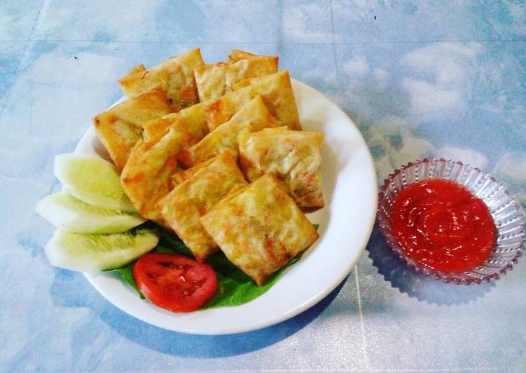 cara membuat Lumpia Crispy