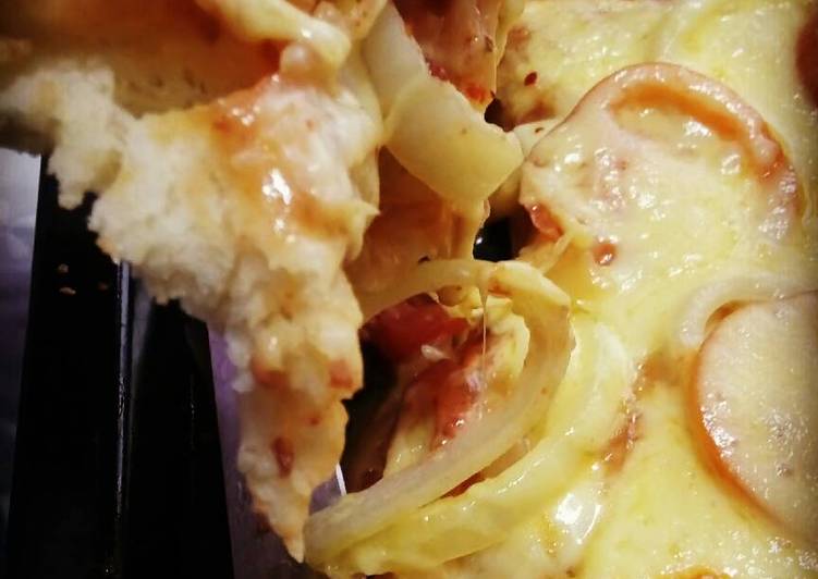 Resep Pizza home made ala ibu salsa najwa