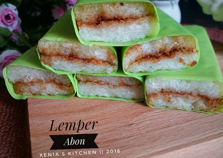 gambar untuk resep makanan Lemper Abon