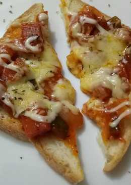 Pizza roti tawar