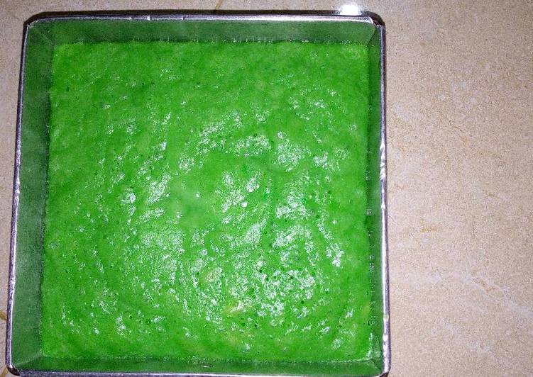 resep lengkap untuk Bolu Apem Pandan Lembut dijamin enak dan mudah