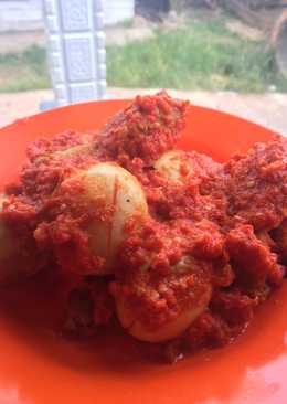 Ayam dan Telur bumbu bali