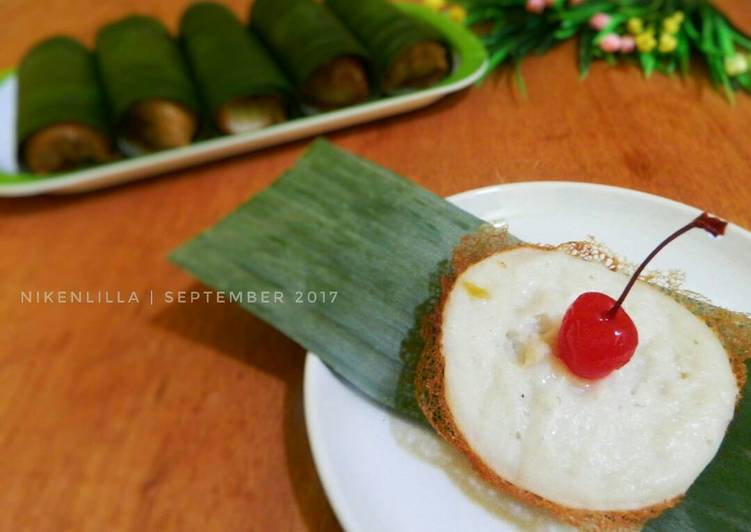 resep Serabi solo gulung