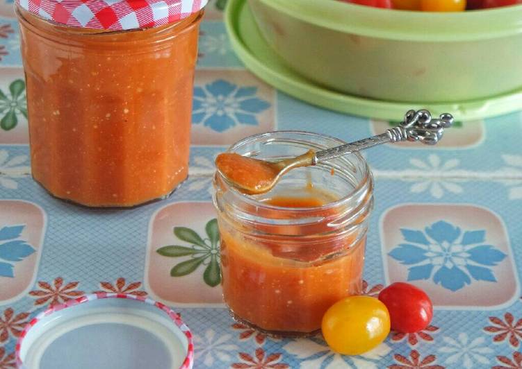 resep lengkap untuk Saus Tomat Homemade