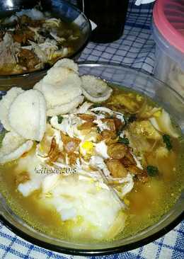 Bubur Ayam Kuah kuning