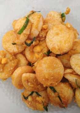 Tofu saus telur asin