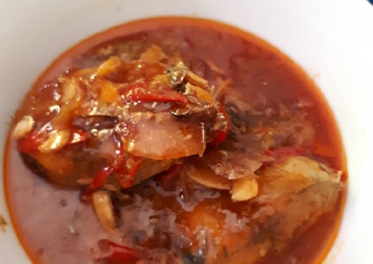 resep Ikan cakalang masak sarden