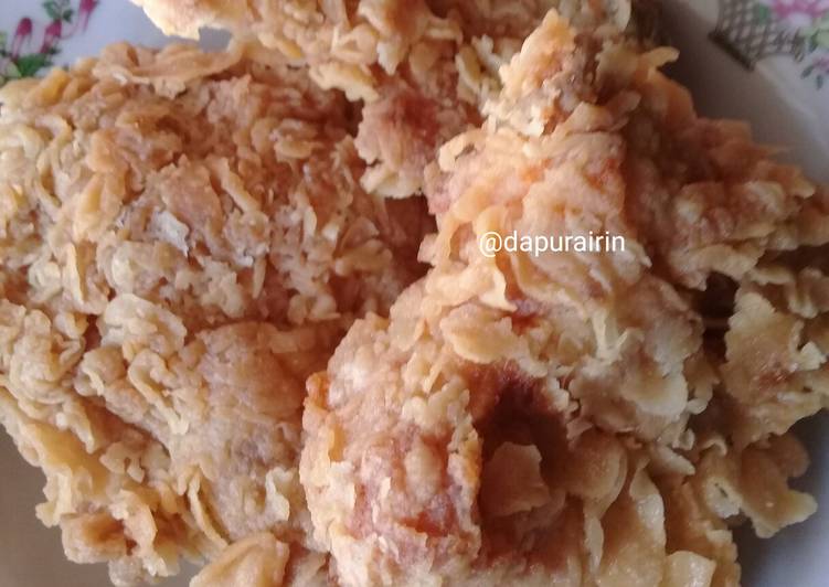 gambar untuk cara membuat Ayam goreng crispy