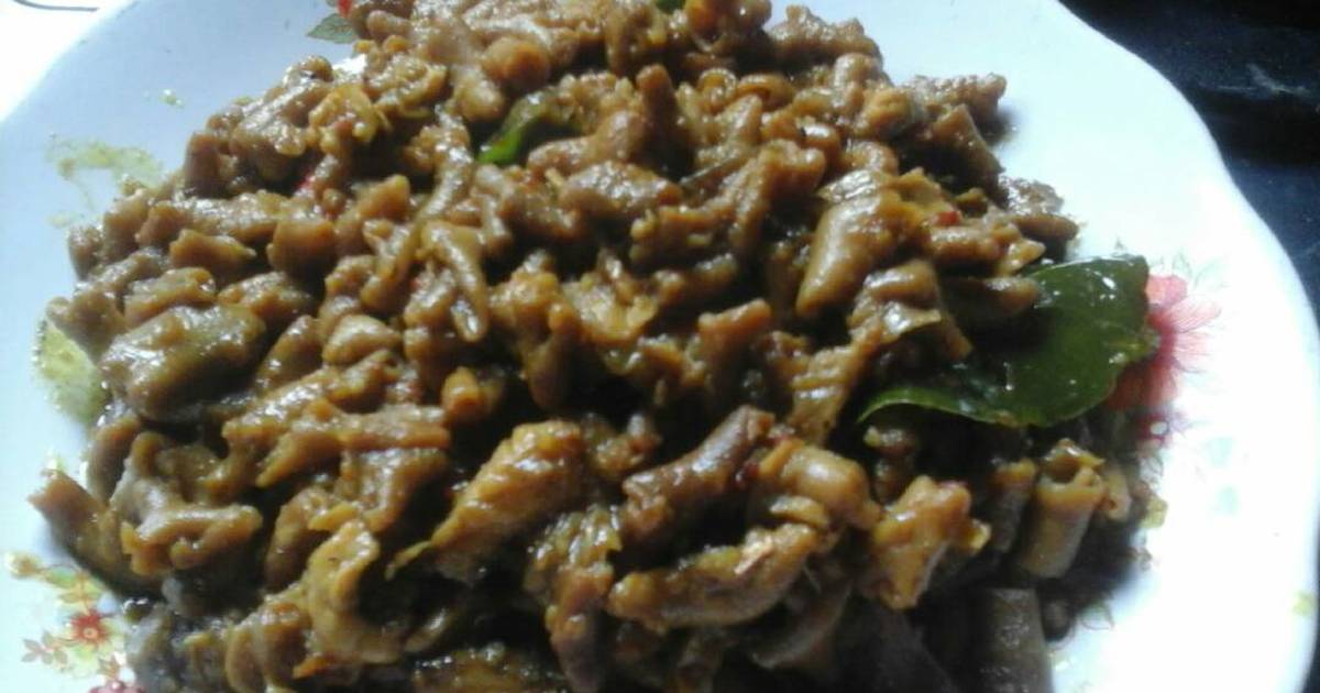 Resep Oseng usus ayam ala rizky