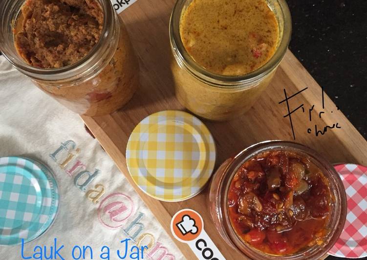 cara membuat Lauk in a Jar #Bakulan