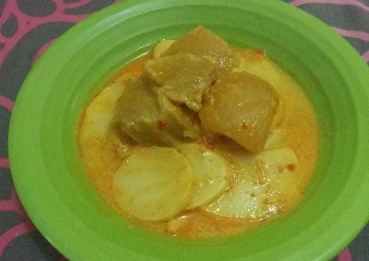 Resep Gulai rebung kikil Oleh Bunda'y DafNis