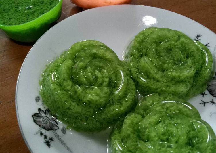 resep Puding lumut cantik