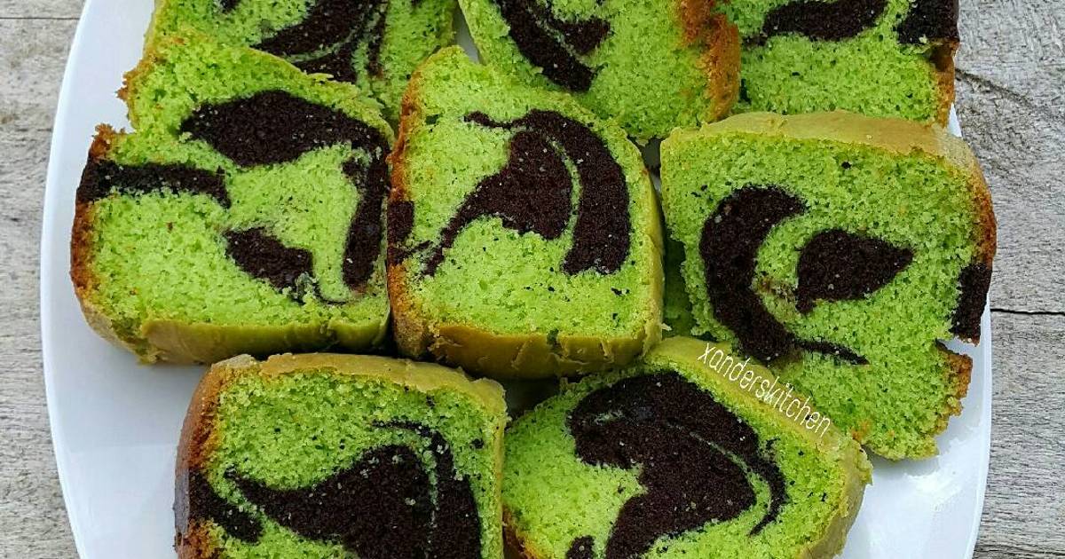 Resep Bolu  Pandan  Coklat oleh Xander s Kitchen Cookpad