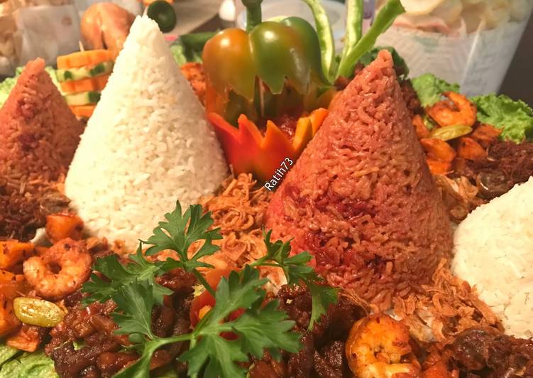 gambar untuk resep Nasi Tumpeng Merah Putih