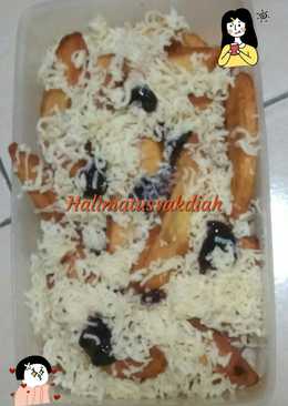 Pisang tanduk goreng keju #simple