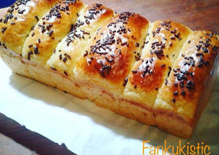 Resep Chocolate Loaf bread eggless - Fankukistic