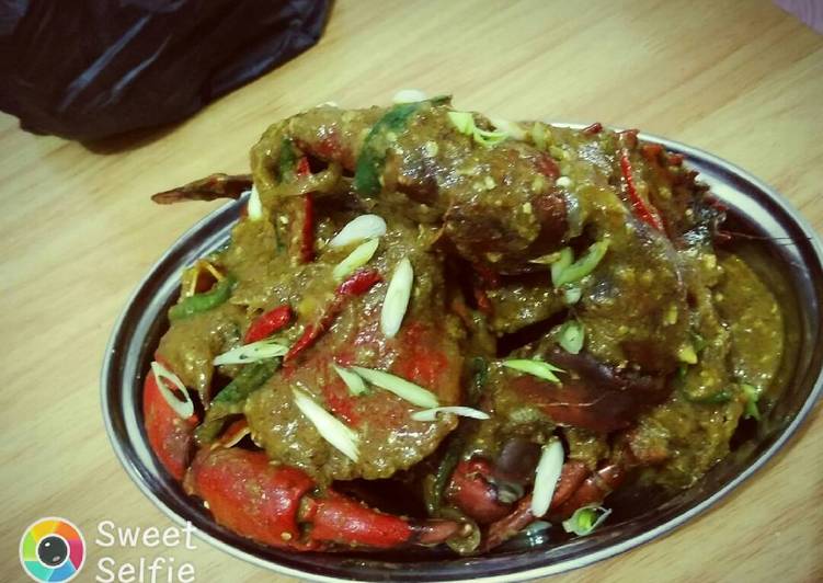 resep Kepiting tumis saus tiram