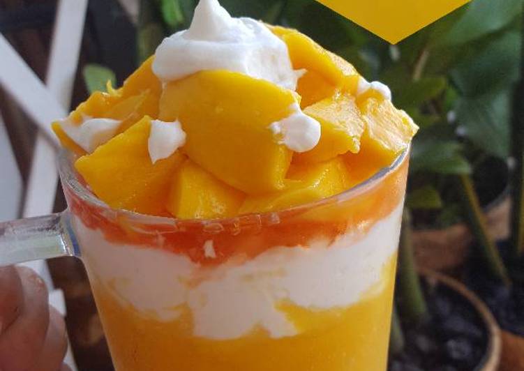 resep makanan Mango thai (jus kekinian) ala king mango thai