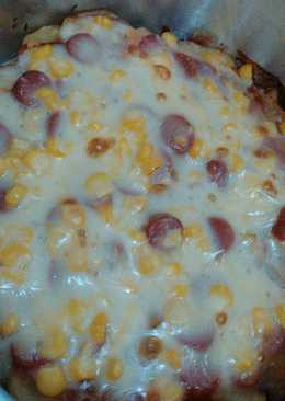 Pizza kentang jagung sosis