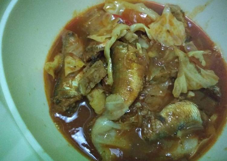 gambar untuk resep makanan Sarden kaleng no amis + kubis