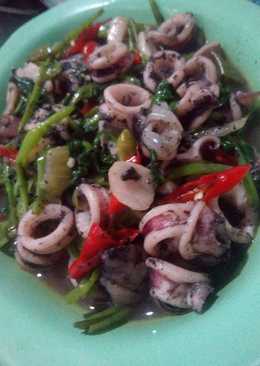 Cumi cah kangkung