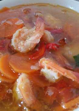 Sop udang simpel