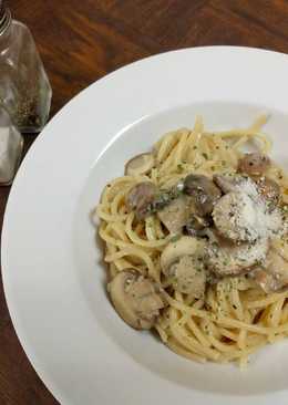 Mushroom Alfredo Pasta #pr_pasta