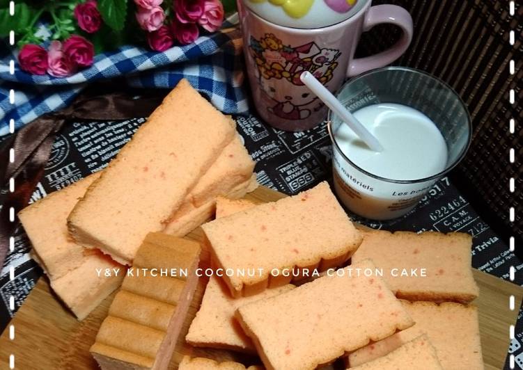 Resep Coconut ogura cotton cake (OCC Coconut) Kiriman dari yNy