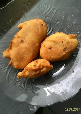 Pisang goreng telur