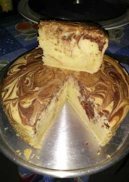 Bolu marmer rasa butter hanya 2 telur