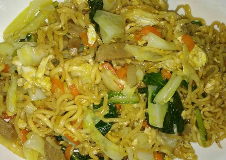 Resep Mie Goreng sayur enak sehat bikinan sendiri