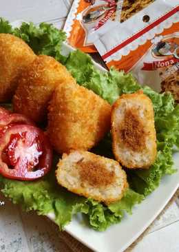 Lemper goreng isi abon tuna