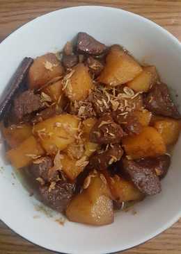 Semur daging & kentang simple