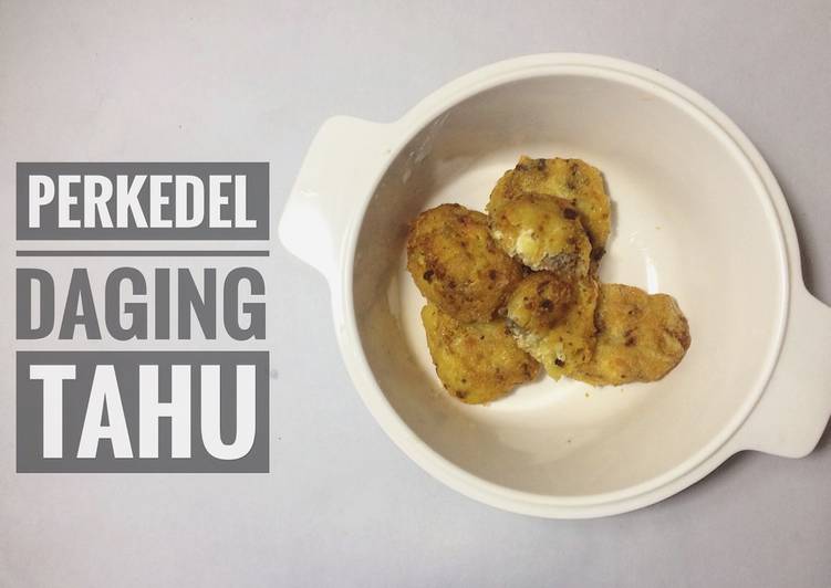 resep masakan PERKEDEL DAGING TAHU MPASI 10m+