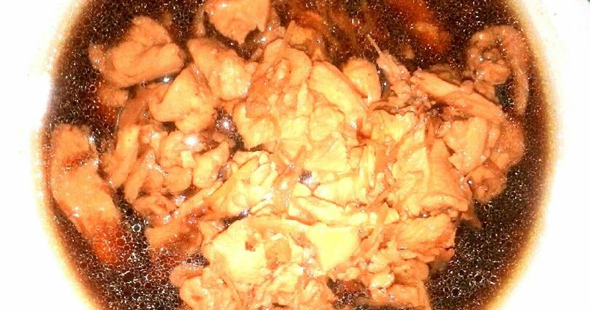 Resep Ayam kecap cah jahe ala chef.ari