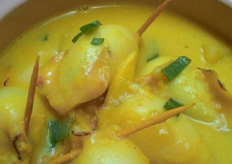 gambar untuk resep Gulai Cumi isi tahu telur