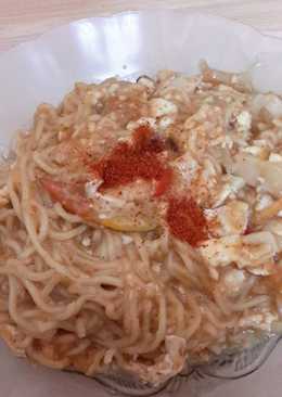 Mie goreng indomie kuah kentel