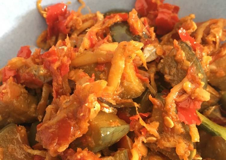 Balado Teri dan Terong