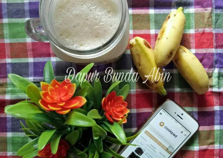 Resep Banana smoothie with strawberry yogurt - Dapur Bunda Abin (
Anita )