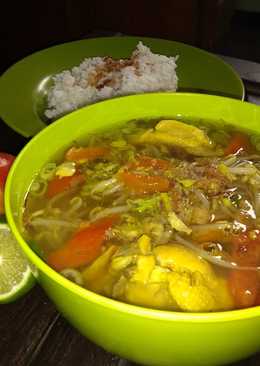 Soto ayam bumbu rebus