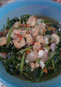 Cah kangkung udang pedes